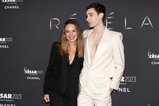 Théodore Pellerin et Laetitia Dosch à la soirée des Révélations des César 2023