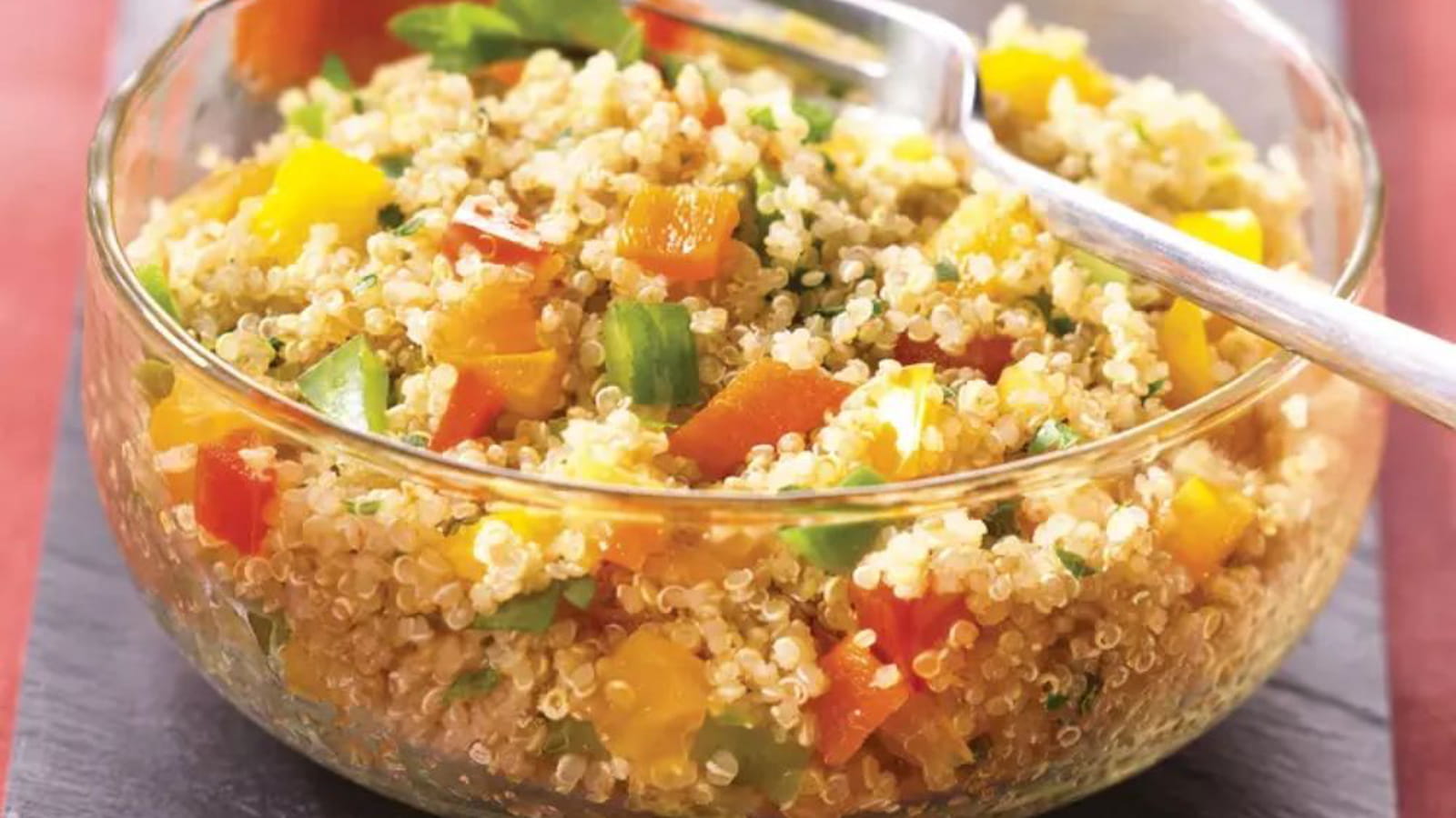Taboulé de quinoa aux poivrons