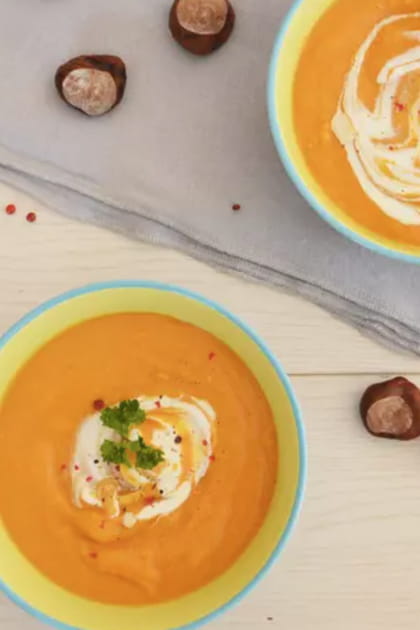 Velout&eacute; de lentilles corail