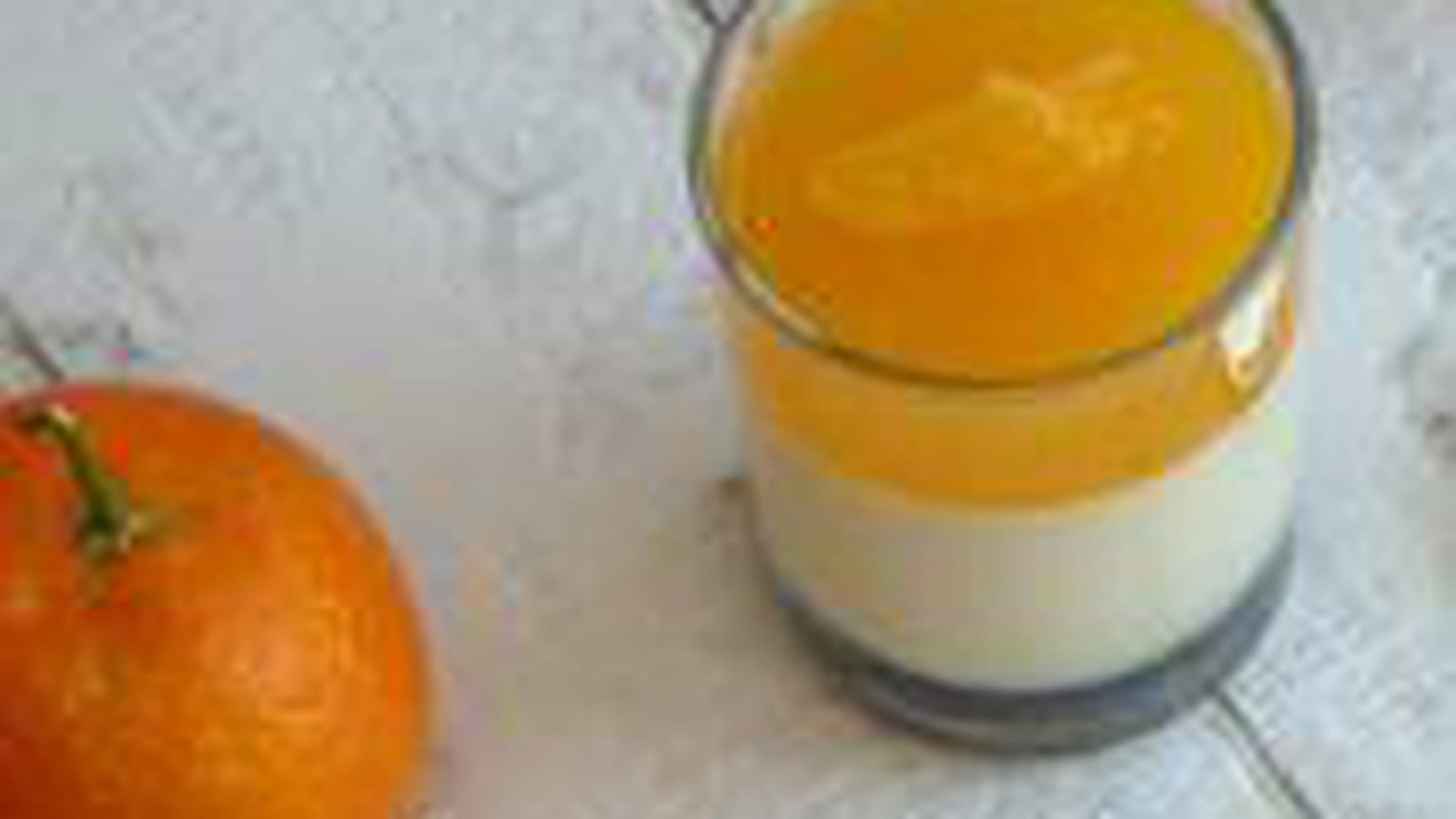 Panna cotta vanille à la clémentine de Corse