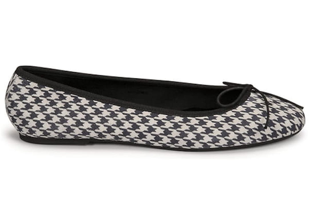 Ballerines Kickers En Cuir Verni Pied-de-poule - Taille 36 (TBE), Occasion Très Bon état