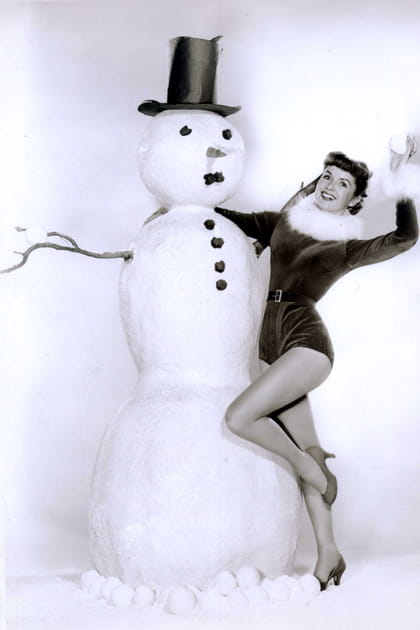 Debbie Reynolds en mère Noël