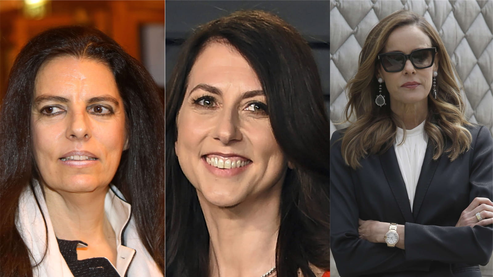 Françoise Bettencourt Meyers, MacKenzie Scott et Julia Koch