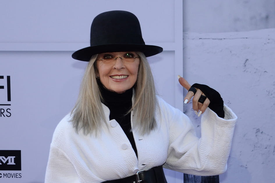 Les cheveux blancs de Diane Keaton