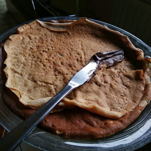 Crêpes aux blancs d’œufs