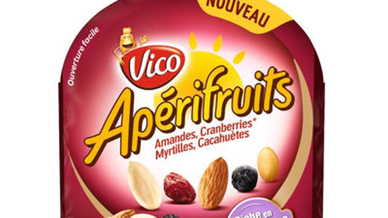 Apérifruits Amandes, Cranberries, Myrtilles, Cacahuètes de Vico