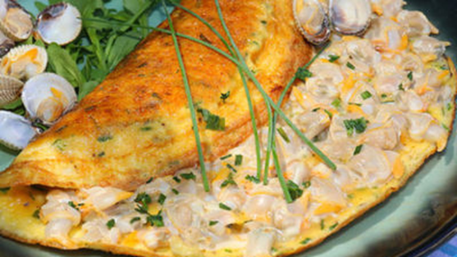 Omelette aux coques