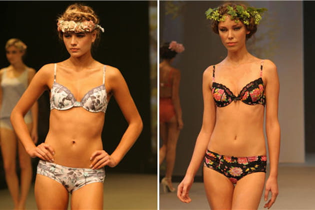 Soutien-gorges et shortys fleuris d'After Eden