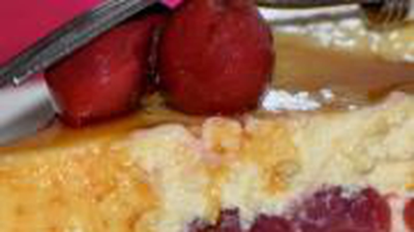 Cheesecake sirop d'érable cerises