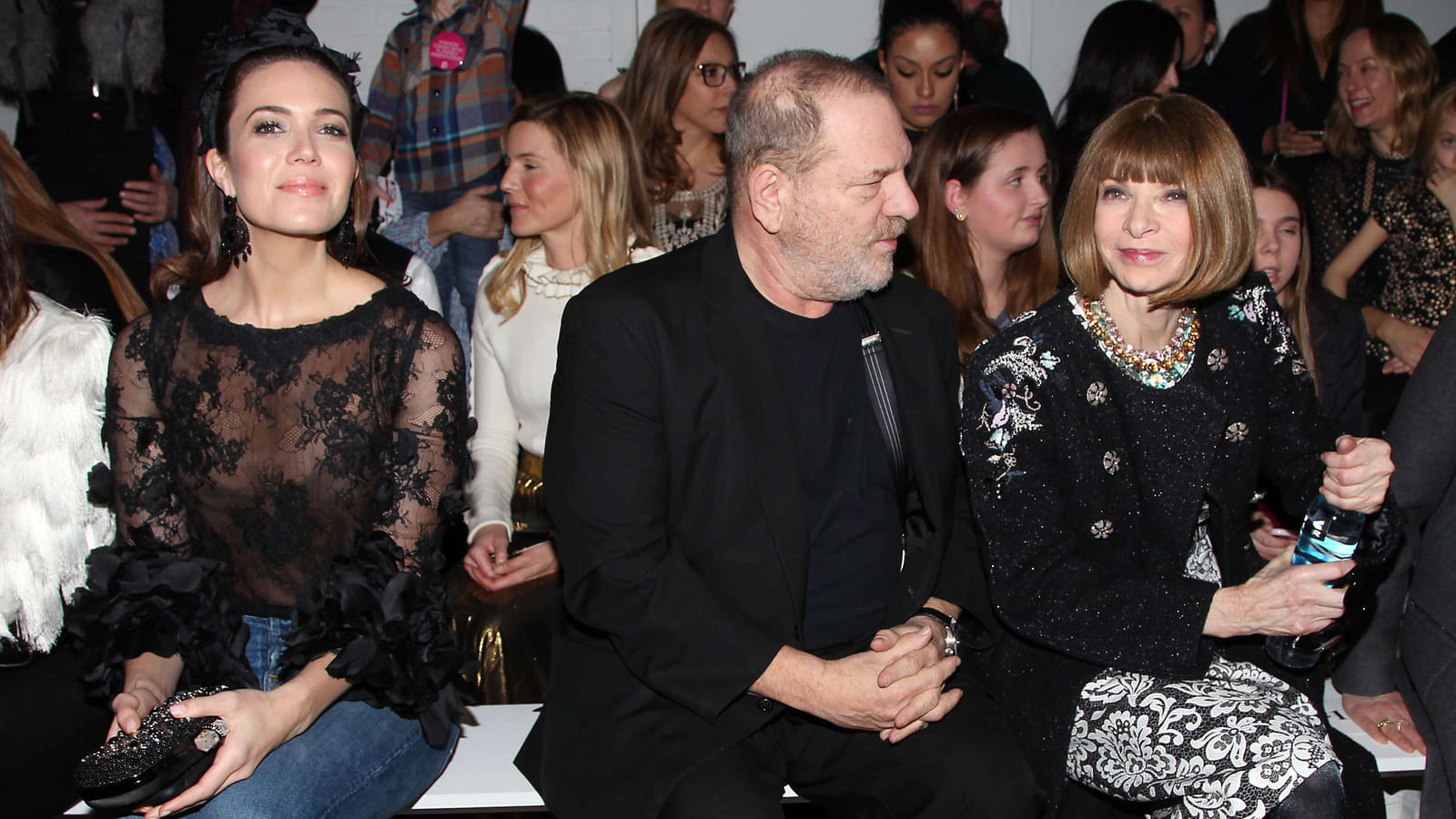 Mandy Moore, Harvey Weinstein et Anna Wintour
