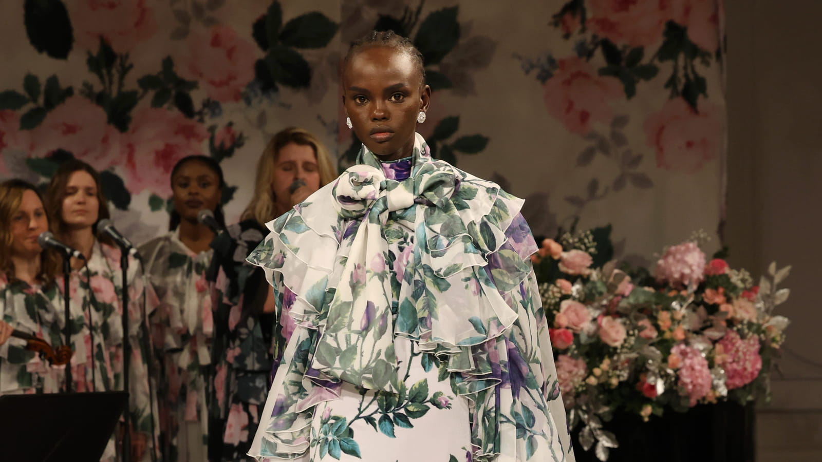 Défilé Richard Quinn automne-hiver 2024-2025