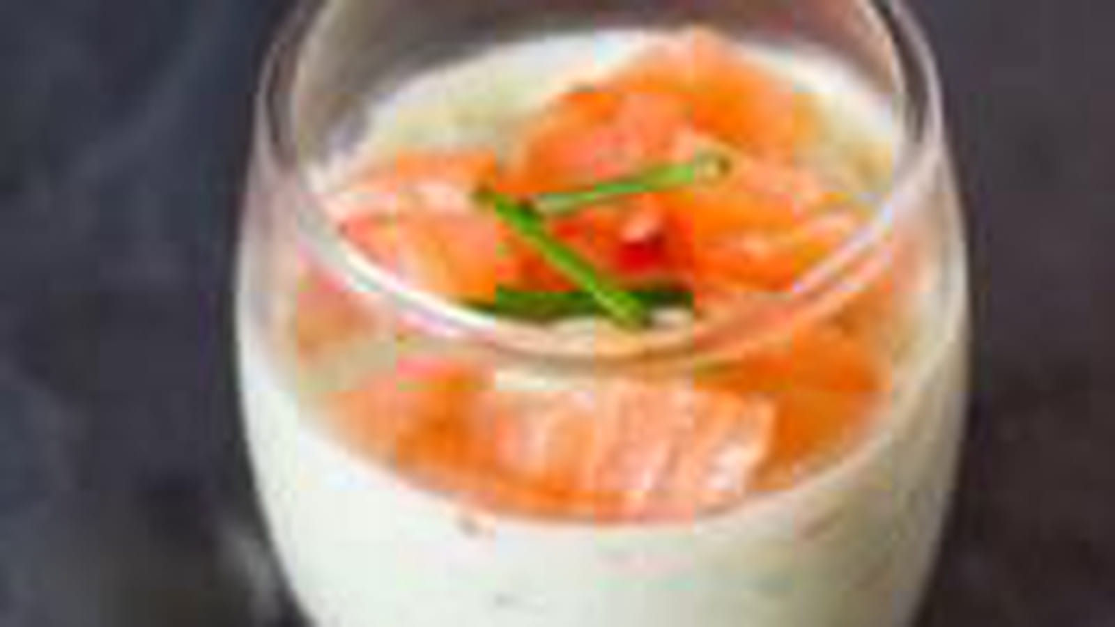 Verrines avocat saumon