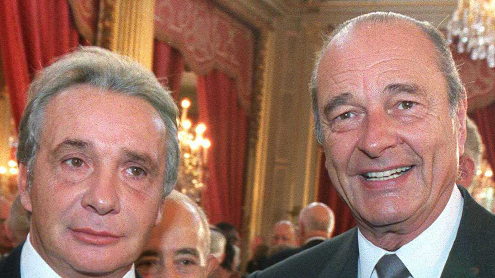 Michel Sardou et Jacques Chirac