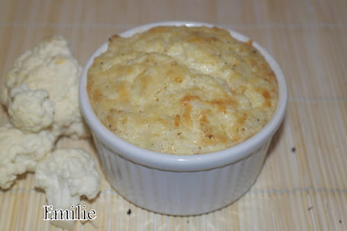 Soufflé léger au chou-fleur (Entrée chaude)