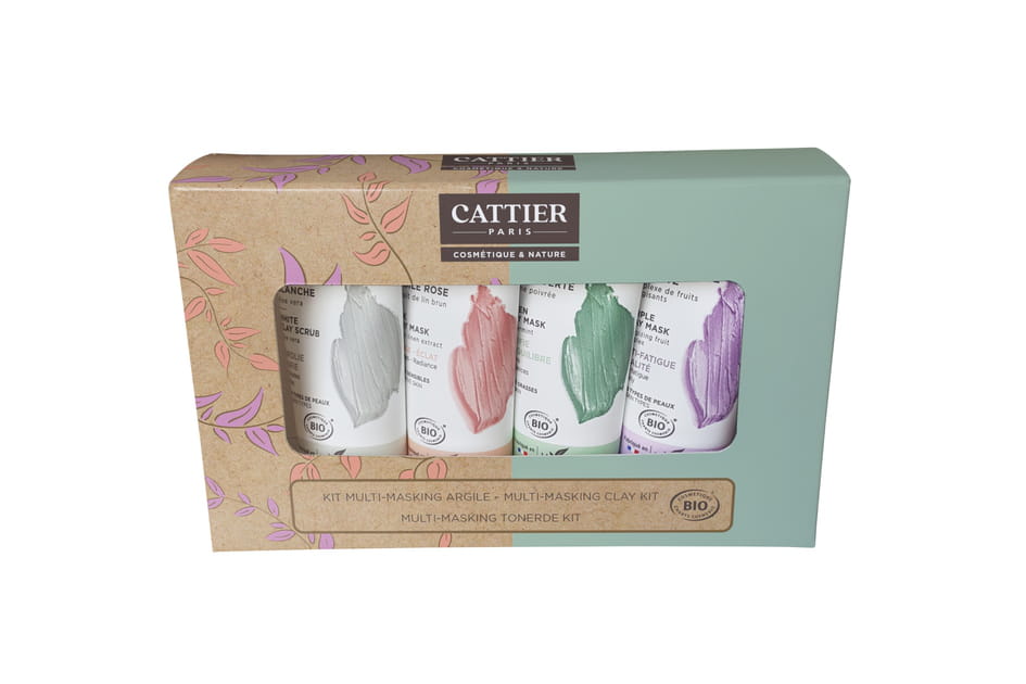 Coffret multi-masking &agrave; l'argile Cattier