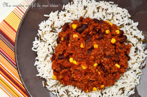 Chili con carne parfumé au paprika