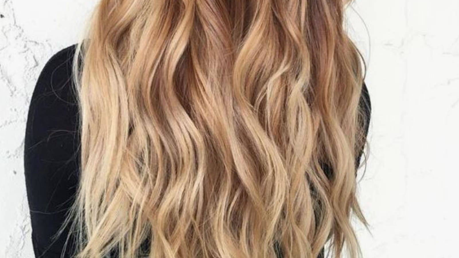 Balayage blond ombré