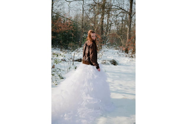 Une robe de mari&eacute;e hivernale (ou presque)