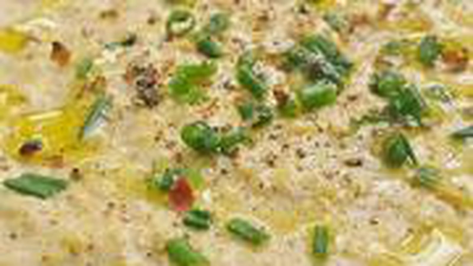Polenta crémeuse aux noisettes