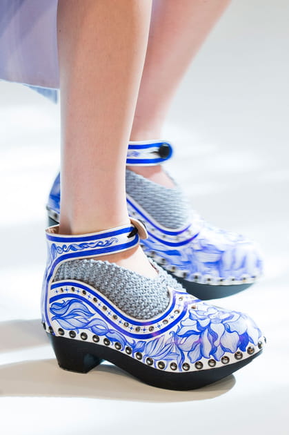 Les sabots du d&eacute;fil&eacute; Maison Margiela