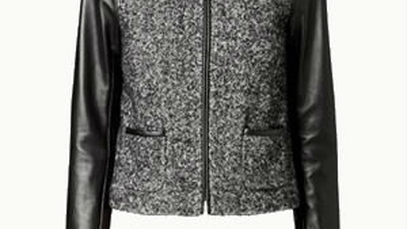 Veste bi-matières