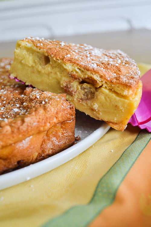 Gâteau magique aux pommes caramélisées