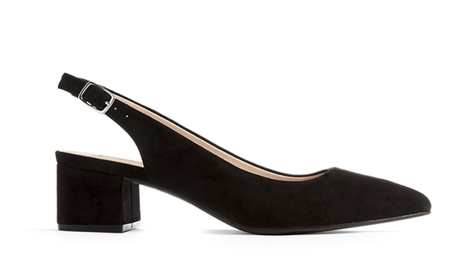 Slingbacks noires 