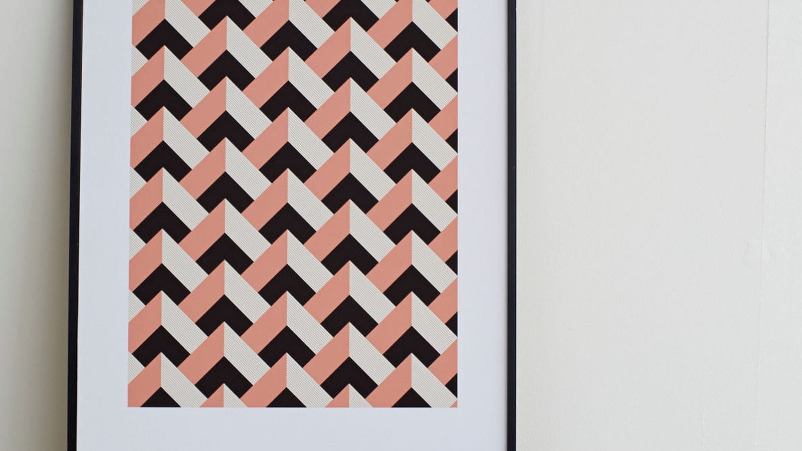 Sérigraphie Rose Peaks de Lane