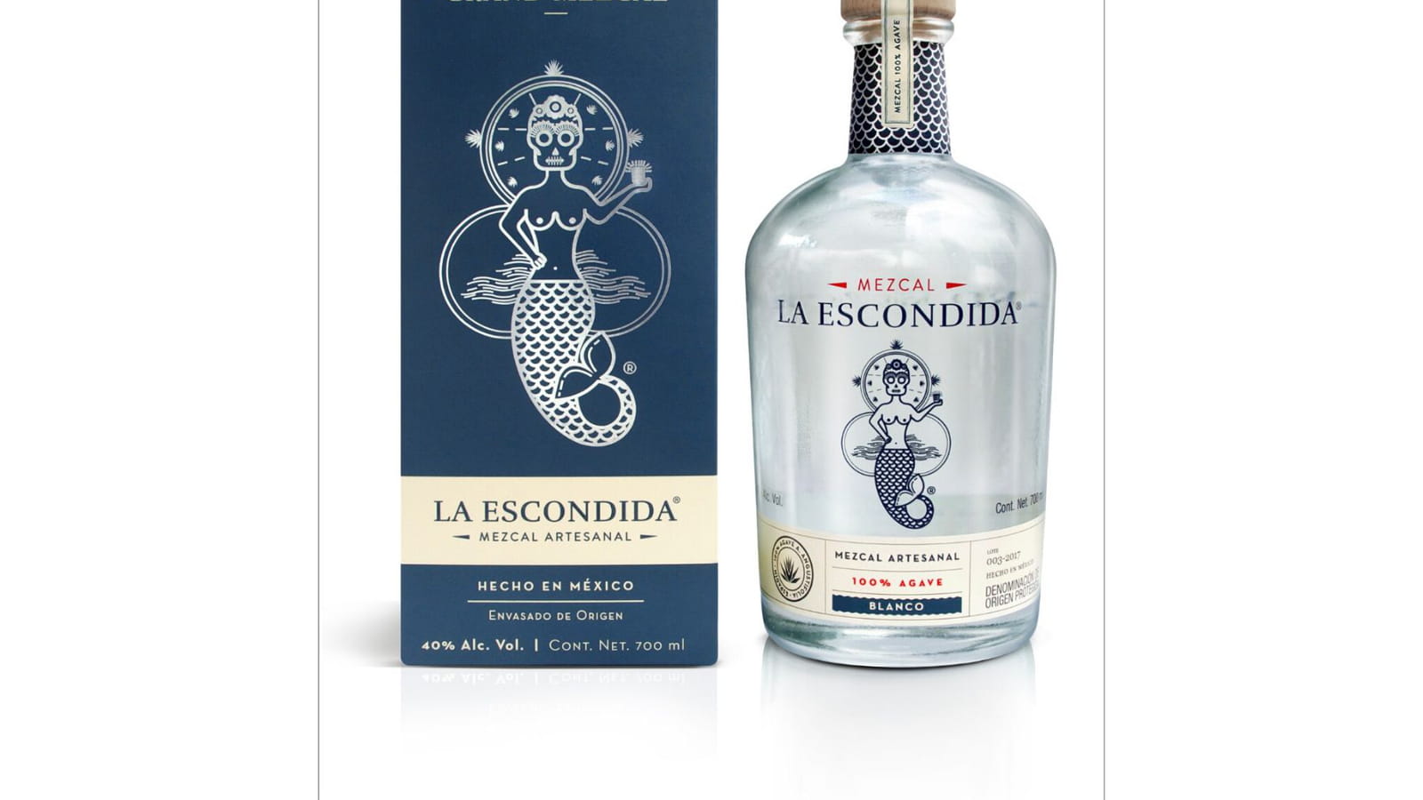 Une bouteille de LA ESCONDIDA Mezcal 40%