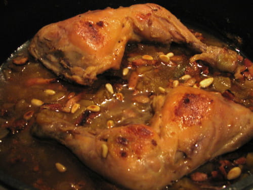 Poulet aux pignons de pin