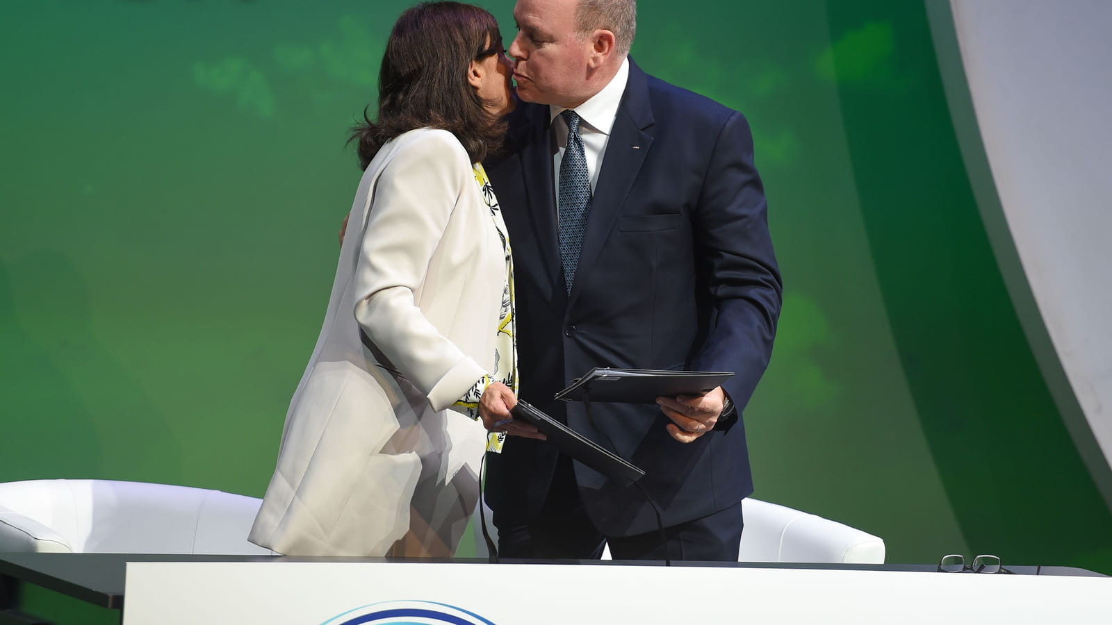 Anne Hidalgo et Albert de Monaco