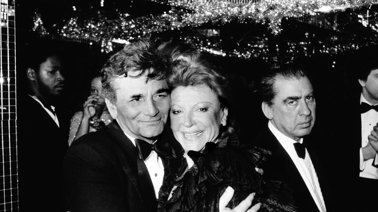 Avec Peter Falk à New York, en 1981