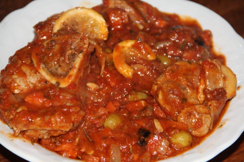 Osso bucco aux olives