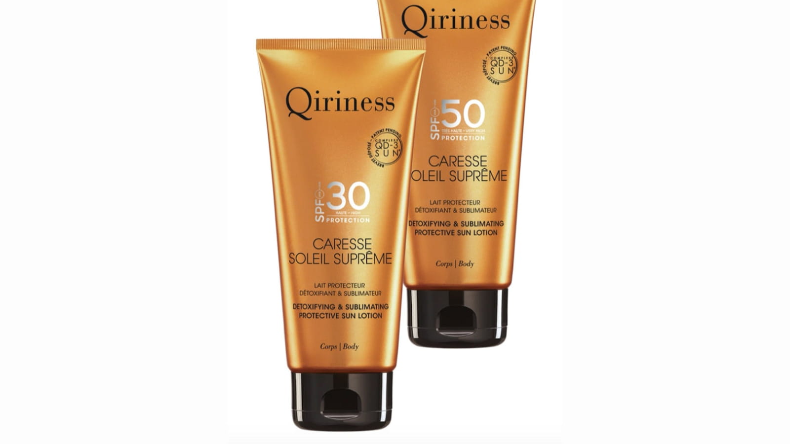 Crème Caresse Soleil Suprême Corps, Qiriness