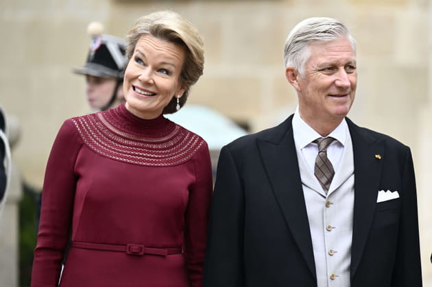 Mathilde et Philippe de Belgique n'ont pas manqué le couronnement de Guillaume de Luxembourg
