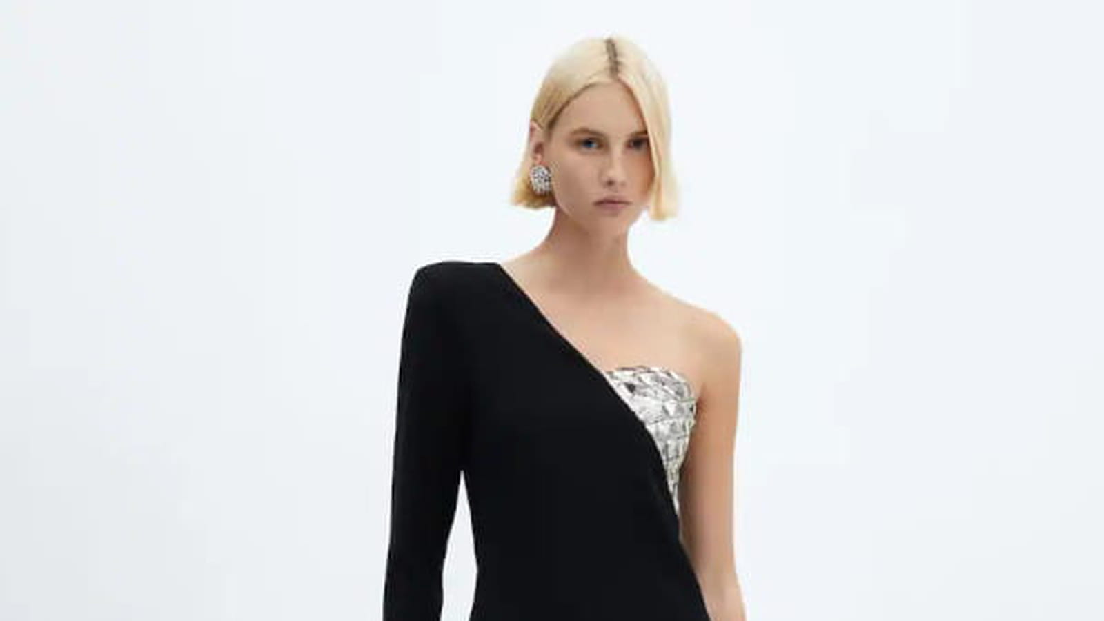 Robe à détails sequins Mango