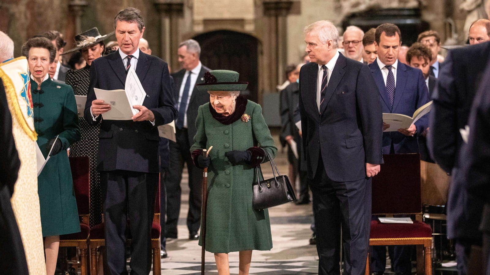 Elisabeth II et prince Andrew