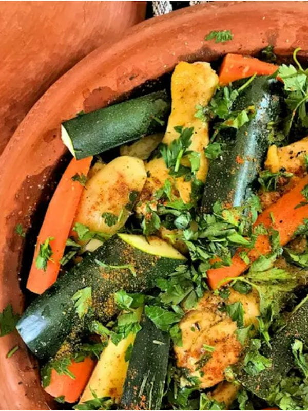 Tajine de poulet aux légumes