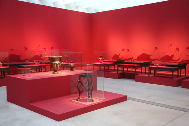 Le banquet couché des citoyens grecs