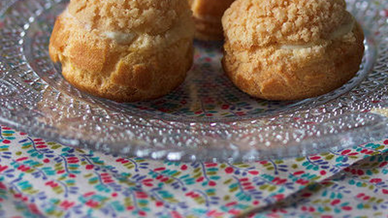 Petits choux roquefort poire aux épices
