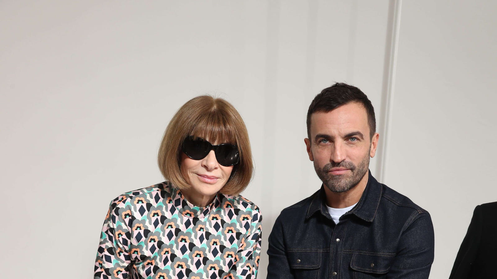 Anna Wintour et Nicolas Ghesquiere