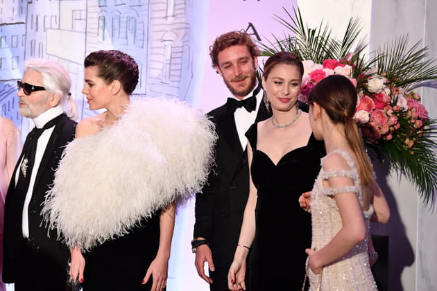 Karl Lagerfeld, Charlotte, Pierre et Beatrice Casighari et Alexandra de Hanovre