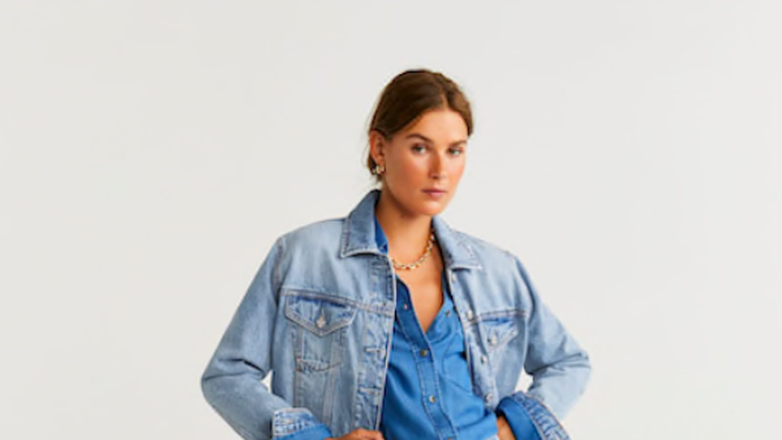 Jean mom Mango