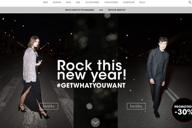 Le e-shop de Bershka