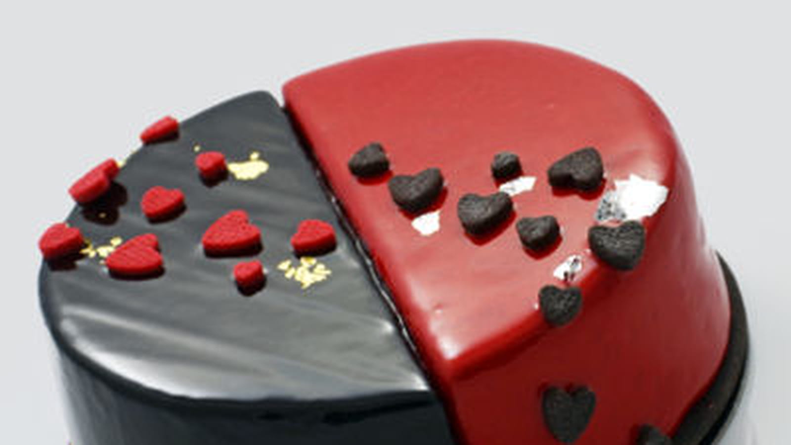 Entremets en rouge et noir de Stohrer 