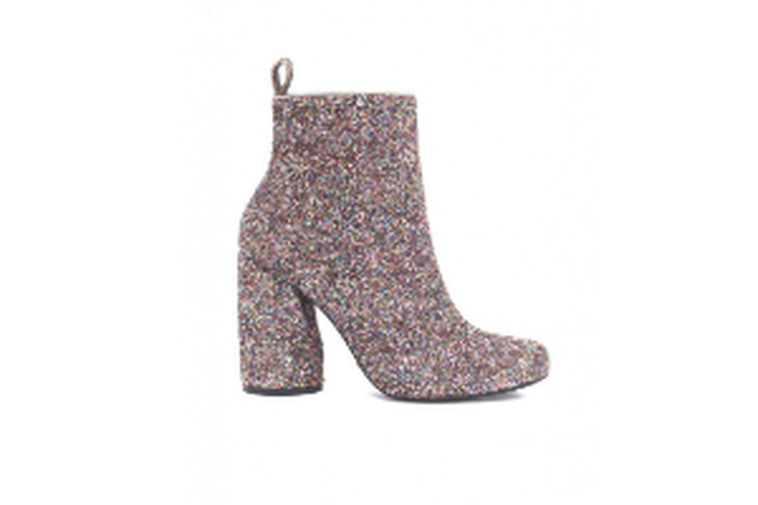 bottines glitter