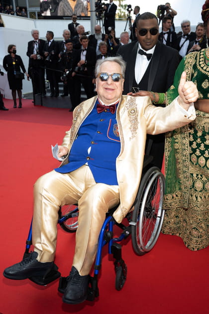 Paul-Loup Sulitzer, &agrave; l'avant-premi&egrave;re de "Triangle Of Sadness" le 21&nbsp;mai