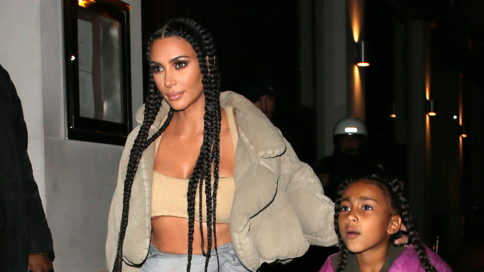 Kim Kardashian et North West 