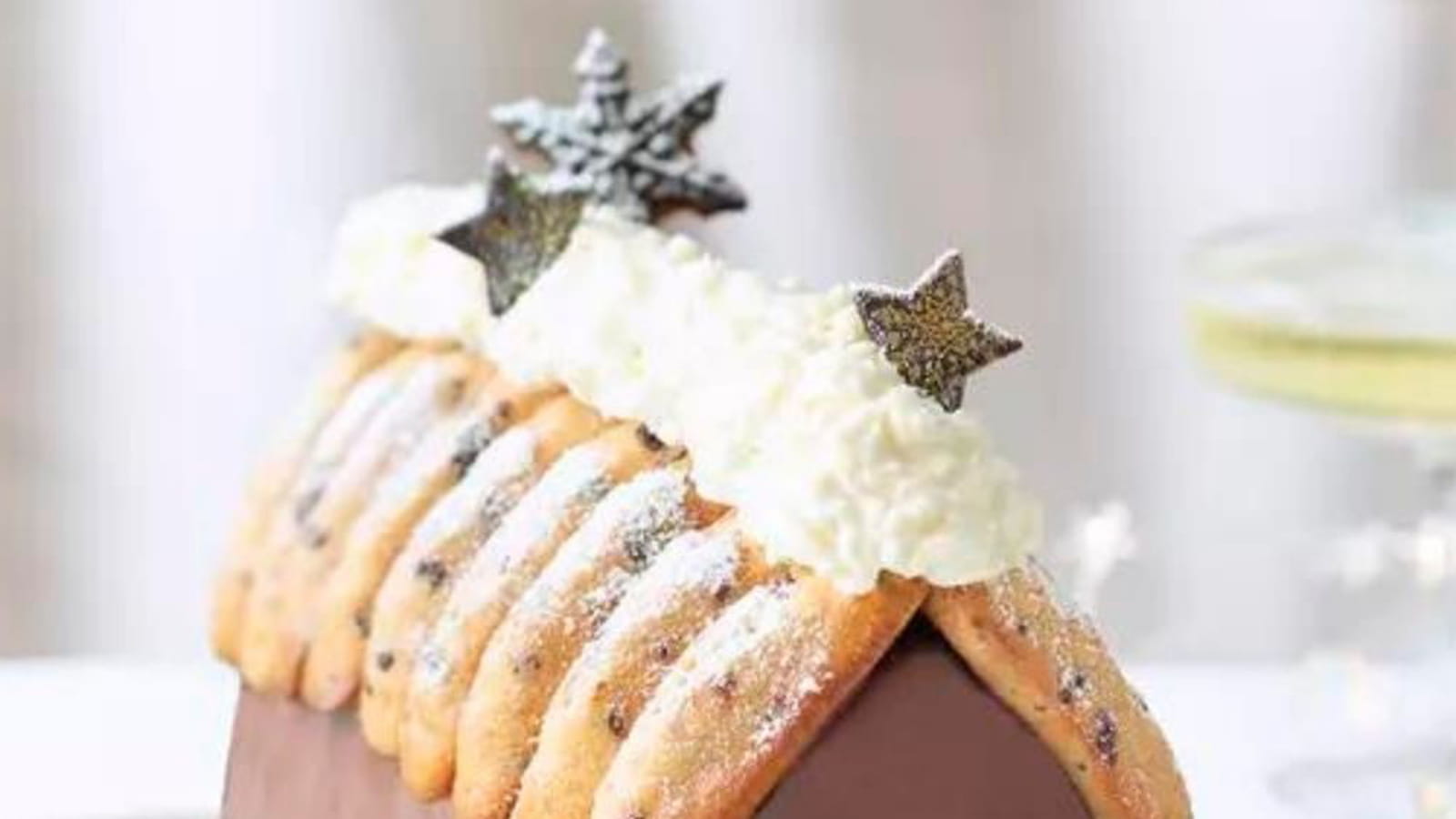 Buche chalet de Noël