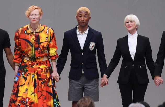 Pharell Williams et Tilda Swinton, émus